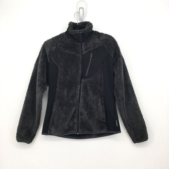 Columbia Women S Fleece Jacket Black Long Sleeve Mock Neck Zip Up Polyester - Picture 1 of 7